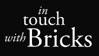 In Touch With Bricks Logo Black and White